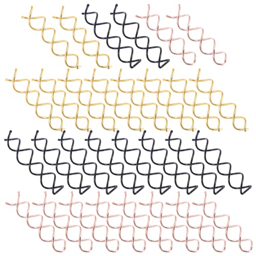 FOMIYES 30 Stück Teiliges Unsichtbare Spiralklammern Haarnadeln Haarspangen für Damen Bunte Haarschmuck Clips zum Einfachen Stylen von Dutts und Hochsteckfrisuren Schonend für Haar und von FOMIYES