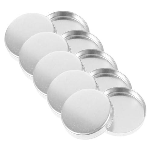 FOMIYES 30 Stück Leere Lidschattenpfannen Runde Kosmetikpaletten Aus Aluminium Selbstgemacht Make up Tool Für Frauen Und Mädchen Tragbare Kosmetikbehälter Für Lidschatten Und Rouge von FOMIYES