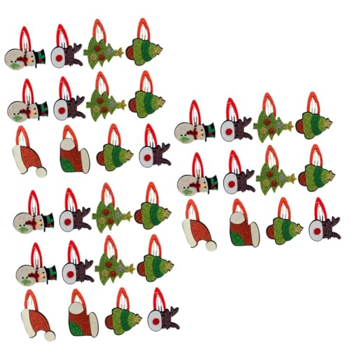 FOMIYES 36 Stk Weihnachtshaarspangen Weihnachtsclip auf Haarspangen Haarschmuck für Kinder zu Weihnachten kinder haarspangen haarspange kinder weihnachtsdeko Weihnachtshaarnadel Metall von FOMIYES