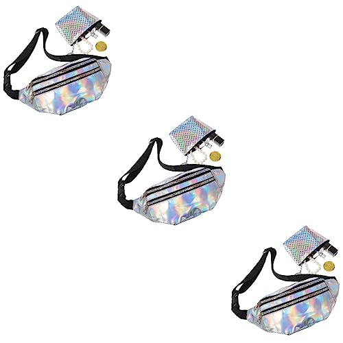 FOMIYES 3sätze Damen Hüfttasche Aus Verstellbar Mit Portemonnaie Für Bauchtasche Gürteltasche Outdoor Sports Accessoires von FOMIYES
