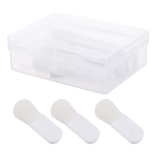 FOMIYES 3stücke Puderpinsel Make-up Rougepinsel Kosmetikpinsel Tragbarer Mini Pinsel Für Losen Pulver Foundation Frauen Mädchen Damen Anwendung von FOMIYES