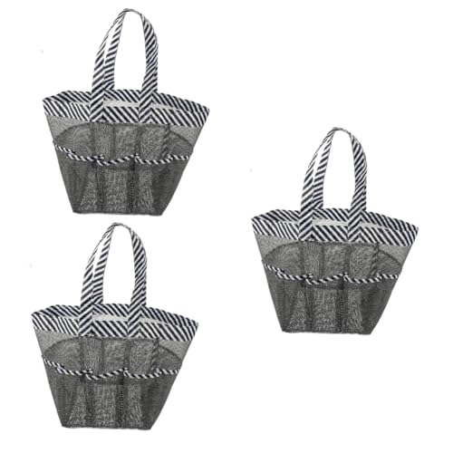 FOMIYES 3St Mesh-Waschtasche Kulturbeutel für Herren Toilettenartikel Kosmetiktasche aufbewahrungssack Reisehandtasche Container Tragbare Duschkörbe große Kulturtasche Uni Wagen Zubehör von FOMIYES