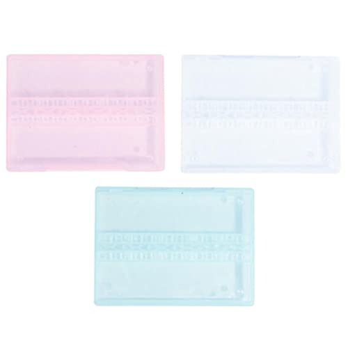 FOMIYES Aufbewahrungskoffer Für Nagelbohrer 3-teilige Nagelschleifbox Maniküre-werkzeug-displaybox Nailart-polier-organizer Kunststoff-aufbewahrungsbox Für Nagelbohrer von FOMIYES