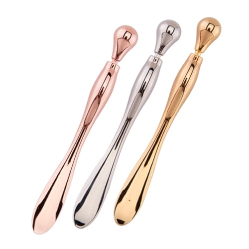 FOMIYES 3stücke Augenmassagegeräte Metall Make-up Spachtel Löffel Gesichtscreme-schaufel Up-löffel Applikator Werkzeug Für Schwellungsreduktion von FOMIYES