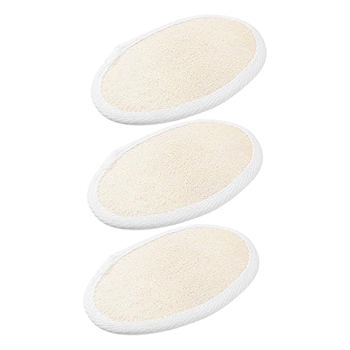 FOMIYES 3stücke Luffaschwamm-peeling-badetücher Mit String Für Dusche Natürlicher Schwammtuch Zum Entfernen Von Hornhaut Und Sanfter Reinigung von FOMIYES