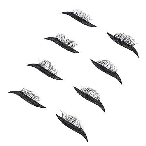 FOMIYES 4 Paare Falsche Wimpern Augen Make-up Aufkleber Doppeltes Augenlidband Eyeliner Und Wimpernsticker Doppelter Augenlidaufkleber Fräulein Plastik Wasserdicht Schönheitsprodukte von FOMIYES