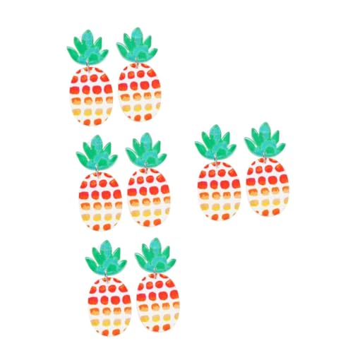 FOMIYES 4 Paare Kreative Ananas Ohrstecker Robustem Leichte und Bequeme Fruchtohrringe für Frauen Modisches Sommer Accessoire Einzigartiges Design für Besondere Anlässe FOMIYES 4 Paare Kreative Ananas Ohrstecker Robustem Leichte und Bequeme Fruchtohrringe für Frauen Modisches Sommer Accessoire Einzigartiges Design für Besondere Anlässe von FOMIYES