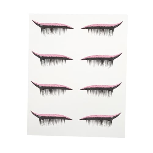 FOMIYES 4 Paare Selbstklebende Wasserfeste Eyeliner Wimpernaufkleber für Frauen Leicht Anzubringen Präzise Augenlinie Atmungsaktiv und Schmerzfrei für Tägliches und Party make up von FOMIYES