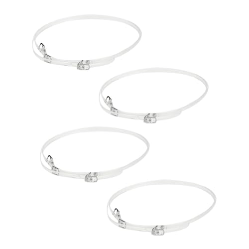 FOMIYES 4 Paare Transparent Elastische High Heels Schuhriemen mit Schnalle Lose Knöchelriemen für Damen Hohe Absätze Fixierband für Sicheren Halt und Komfortablen Sitz von FOMIYES