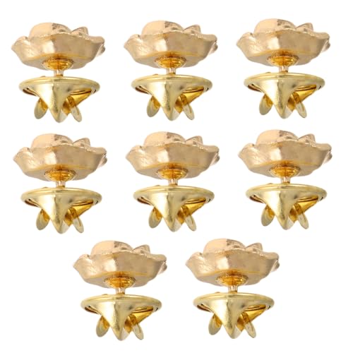 FOMIYES 4 Paare Vintage Rosenbroschen aus Legierung Filigrane Blumen-anstecknadeln für Jacken Kleider Hüte Vielseitige Schmuckpins mit Langlebigem Glanz Sammelbare Retro-broschen für von FOMIYES