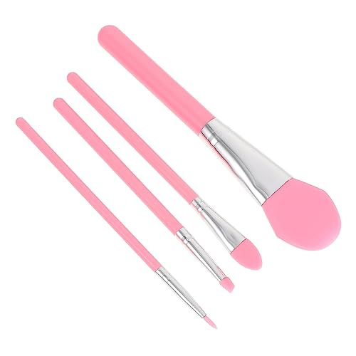 FOMIYES 4 STÜCKE Silikon Makeup Pinsel Teilig Kosmetische Gesichtspinsel für Foundation Gesichtsmaske und Augen Make Up Wiederverwendbar Hautschonend für Professionellen und Privaten von FOMIYES