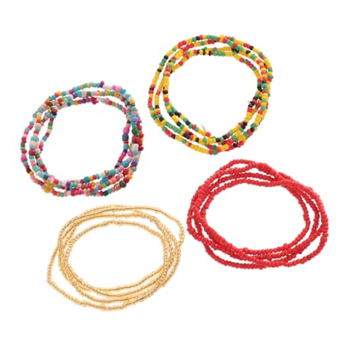 FOMIYES 4stücke Strand-taillenkette Aus Glasperlen Mit Bikini-kette Für Taillenperlenkette Als Taillendekor Für Frauen Taillenkette Für Frauen FOMIYES 4stücke Strand-taillenkette Aus Glasperlen Mit Bikini-kette Für Taillenperlenkette Als Taillendekor Für Frauen Taillenkette Für Frauen von FOMIYES