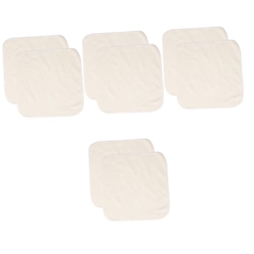 FOMIYES 4 Sätze Gesichtsreinigungstuch Peeling-waschlappen Staubtuch Lumpen Küche Make-up-entferner-tücher Babytücher Haushaltsgesichtstuch Großes Handtuch Bambusfaser Beige 2 Stück * 4 von FOMIYES