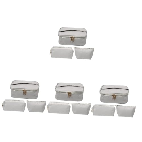 FOMIYES 4 Sätze Kosmetiktasche Aufbewahrungstasche aufbewahrungsdose Storage Boxes Kulturbeutel für Damen kosmetische Tragetasche Make-up-Organizer-Tasche Aufbewahrungstaschen Handheld Pu von FOMIYES