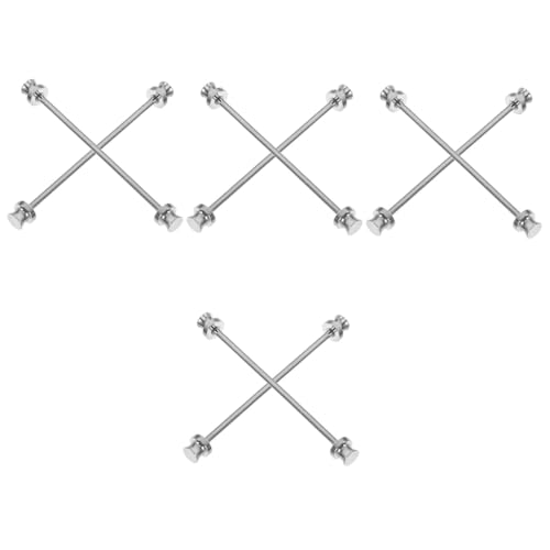 FOMIYES 4 Sätze Krawattennadel Für Herren Hochwertige Hemdkragen Stifte Klassische Anstecknadeln Für Elegantes Outfit Für Anzüge Formelle Anlässe 2 Stück * 4 von FOMIYES