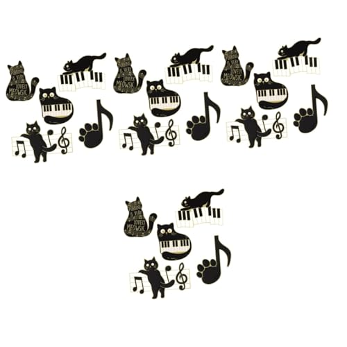 FOMIYES 4 Sätze Teiliges Katzenbroschen Cartoon Anstecker Niedliche Emaille Pins Für Kleidung Rucksäcke Kreative Broschen Für Partys Besondere Anlässe Langlebige 5 Stück * 4 von FOMIYES