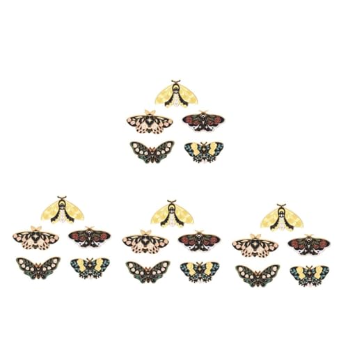 FOMIYES 4 Sätze Teiliges Set Broschen Anstecknadeln Emaille Vintage Design Für Kleidung Hüte Taschen Rucksäcke Langlebige Schmuckstücke Für Damen 5 Stück * 4 von FOMIYES