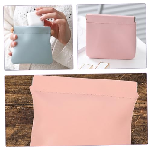 FOMIYES 4 Stck Teiliges PU Kosmetiktaschen Selbstschließender Makeup Organizer Leicht und Tragbar für Damen Reisen Outdoor Aufbewahrung von Kosmetik Schmuck und Kleinen Accessoires von FOMIYES