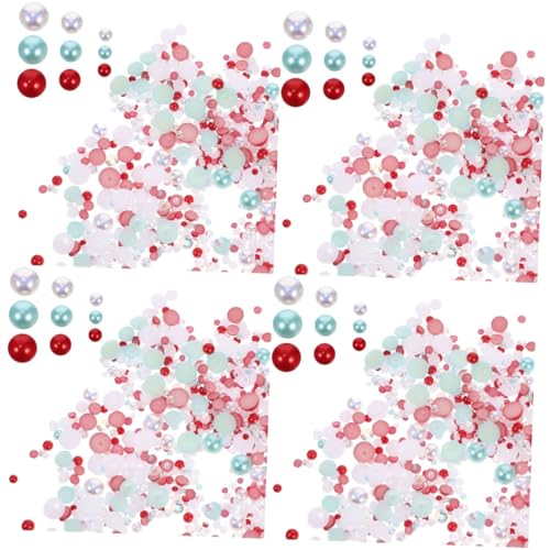 FOMIYES 4 Stück 1 Nagelharzbohrer Nagelzubehör Nagelperlen-Anhänger Nagelabziehbilder aus Perlen Wohnkultur praktischer Nagelschmuck Nagelkunstzubehör Halbkreis Charme Applikationen Patch von FOMIYES