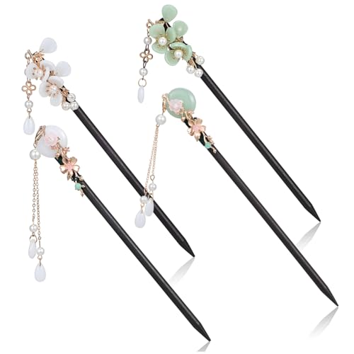 FOMIYES Haarstäbe Im Chinesischen Stil Haarstäbchen Aus Holz Quaste für Dutts Elegante Haar-accessoires für Frauen 4 Stück FOMIYES Haarstäbe Im Chinesischen Stil Haarstäbchen Aus Holz Quaste für Dutts Elegante Haar-accessoires für Frauen 4 Stück von FOMIYES