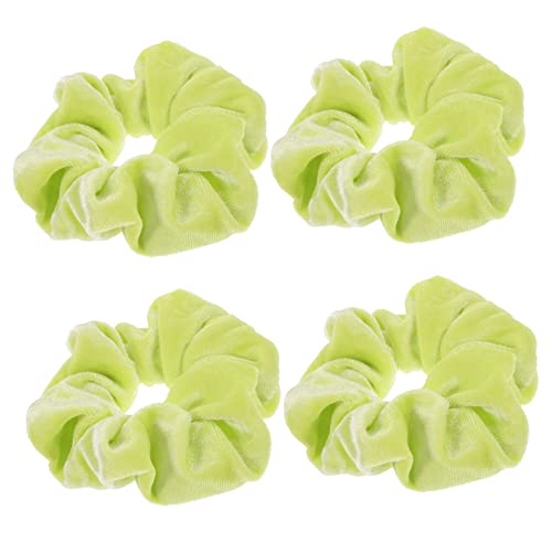 FOMIYES Elegante Fluoreszierende Haargummis Für Frauen Und Mädchen 4er-pack Elastische Haarbänder Design-haarschmuck Für Den Täglichen Gebrauch von FOMIYES