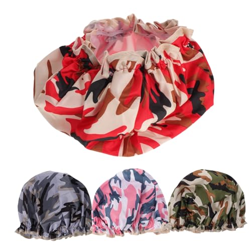 FOMIYES 4 Stücke Frauen Dusche Kappe Bad Hut Haar Haube Für Haar Spa Verwenden von FOMIYES