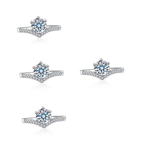 FOMIYES 4 Stück Eleganter Ring für Frauen Verlobungsring Hochzeitsring Jubiläumsring Besondere Anlässe Design FOMIYES 4 Stück Eleganter Ring für Frauen Verlobungsring Hochzeitsring Jubiläumsring Besondere Anlässe Design von FOMIYES
