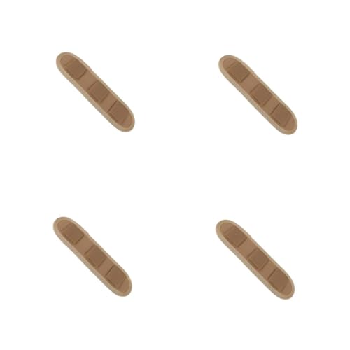 FOMIYES 4 Stück Extra Dickes Abnehmbares Schulterpolster für Taschen Passend Gepolstert Strapazierfähig zur Gewichtsreduzierung Komfortabel für Rucksack Umhängetasche Khakifarben von FOMIYES