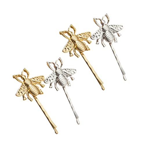 FOMIYES Eleganter Kopfschmuck in Bienenform Haarspangen 4-teiliges Set Haarspangen Für Frauen Für Partys Und Bankette von FOMIYES