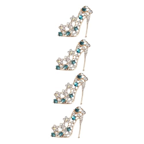 FOMIYES 4 Stück Hochzeit Brosche Damen Bling Anstecknadel High Heel Form Elegantes für Frauen für Muttertag Besondere Anlässe Langlebig FOMIYES 4 Stück Hochzeit Brosche Damen Bling Anstecknadel High Heel Form Elegantes für Frauen für Muttertag Besondere Anlässe Langlebig von FOMIYES