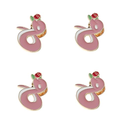 FOMIYES 4 Stück Japanisch Inspirierte Schlange Jahresbrosche Langlebiger Niedliches Design Detailreiche Verarbeitung Modischer Schmuck für Perfektes zu Besonderen Anlässen FOMIYES 4 Stück Japanisch Inspirierte Schlange Jahresbrosche Langlebiger Niedliches Design Detailreiche Verarbeitung Modischer Schmuck für Perfektes zu Besonderen Anlässen von FOMIYES