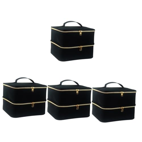 FOMIYES 4 Stück Kosmetiktasche aufbewahrungsdose Storage Boxes Make-up-Träger Reise-Make-up-Koffer Make-up-Organizer-Tasche Make-up-Taschen Damen Aufbewahrungstasche leichte Schminktasche von FOMIYES