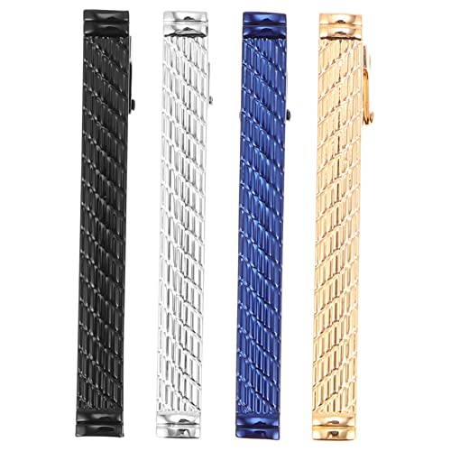 FOMIYES 4 Stück Krawattenklammern für Herren Kupfer Necktie Clips Stilvolle Accessoires für Business und Freizeit für Anzüge und Formelle Anlässe von FOMIYES