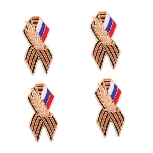 FOMIYES 4 Stück Kreative Vintage Brosche Anstecknadel Robustem Metalllegierung Dekorativer Anzug und Kleidungsschmuck für Damen und Herren Vielseitig für Jacken Rucksäcke Hüte Geeignet von FOMIYES