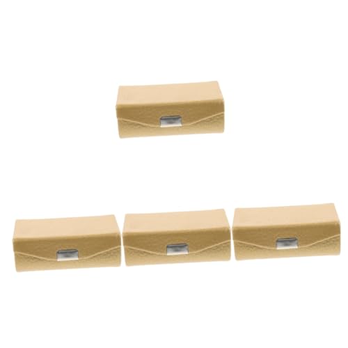 FOMIYES 4 Stück Lippenstift-Box Lippenstifthalter Für Die Handtasche Lippenstifthalter Und -organisatoren Taschenhalter Für Geldbörse Reise-Make-up-Koffer Tragbar PVC Container Reisen von FOMIYES