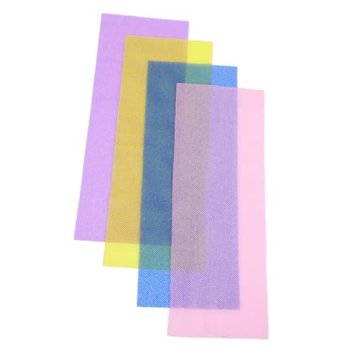 FOMIYES 4 Stück Mesh -Sauna -Handtuch Körperwäscher-Tuch Badelappen für den Körper japanisches badetuch Peeling-Waschlappen Peeling-Rückenwäscher für Frauen Badetücher reiben Nylon von FOMIYES
