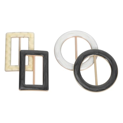 FOMIYES 4 Stück Metallische Schal Clips für Frauen Runde und Quadratische Designs Praktischer Halter für Tücher Kleidung Hüte und Gürtel Langlebigem für Stilvolle Accessoires FOMIYES 4 Stück Metallische Schal Clips für Frauen Runde und Quadratische Designs Praktischer Halter für Tücher Kleidung Hüte und Gürtel Langlebigem für Stilvolle Accessoires von FOMIYES