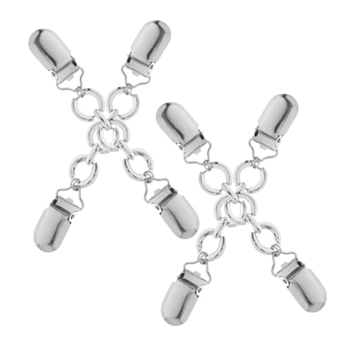 FOMIYES 4 Stück Pullover Clips für Frauen Stilvolle Metal Cardigan Schnallen für Hochzeit und Alltag Schals und Umhänge Praktische Modeaccessoires für Verschiedene Anlässe von FOMIYES