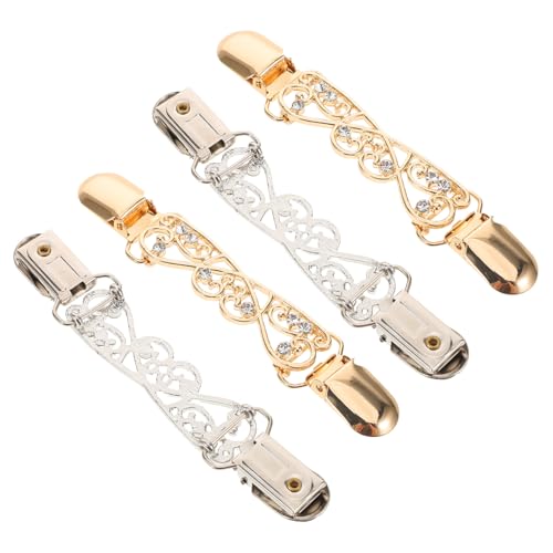 FOMIYES 4 Stück Retro Cape Cloak Clip für Damen Vielseitige Brooch für Cardigans Schals und Kleider und Funktionale Accessoires für von FOMIYES