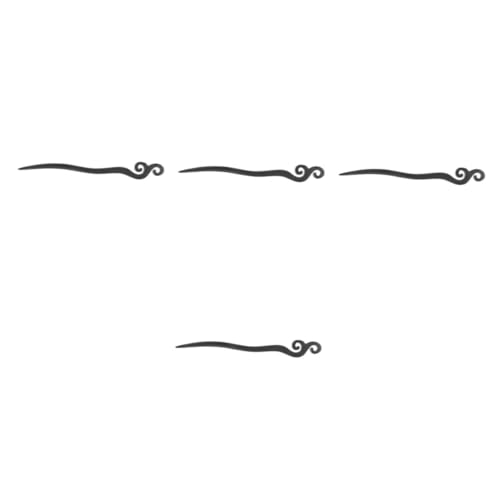 FOMIYES 4 Stück Schwarzer Sandelholz Haarnadel Retro Minimalistisch Palaststil Haarschmuck Für Frauen Vielseitiger Holzstab Für Tägliche Hochsteckfrisuren Elegant Und Schonend von FOMIYES