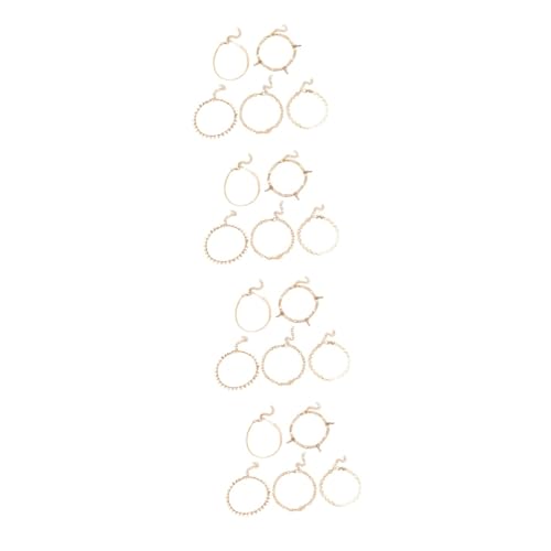 FOMIYES 4 Stück Sommer Fußkette Damen Vergoldete Fußkettchen mit Herz Anhänger Elegantes für Strandurlaub Leicht Langlebig Passend für Verschiedene Outfits von FOMIYES