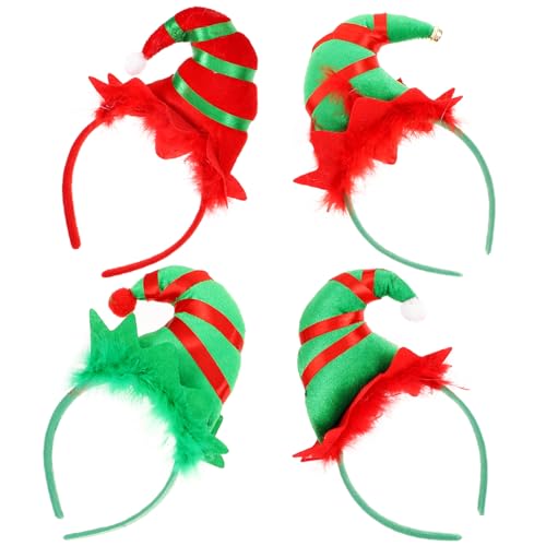 FOMIYES Hut-stirnband 4 Stück Weihnachts-haarband Dekoration Für Kinder Und Erwachsene Kopfbedeckung Für Party Haarschmuck Für Die Bühne FOMIYES Hut-stirnband 4 Stück Weihnachts-haarband Dekoration Für Kinder Und Erwachsene Kopfbedeckung Für Party Haarschmuck Für Die Bühne von FOMIYES