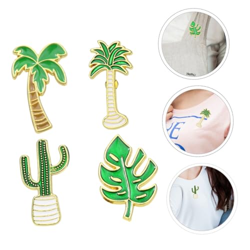 FOMIYES 4 Stück Teiliges Broschen mit Filigranem Baum Design Anstecknadeln aus Legierung Vielseitig für Kleidung Taschen und Hüte Damen Broschen für Festliche Anlässe von FOMIYES