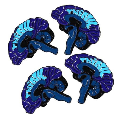 FOMIYES 4 Stück Teiliges Cartoon anstecknadeln in Form Menschliches Gehirn Blaue Legierte Broschen Modische Corsage Pins für Kleidung Auffällige Accessoires für Alltag und Geschenk FOMIYES 4 Stück Teiliges Cartoon anstecknadeln in Form Menschliches Gehirn Blaue Legierte Broschen Modische Corsage Pins für Kleidung Auffällige Accessoires für Alltag und Geschenk von FOMIYES