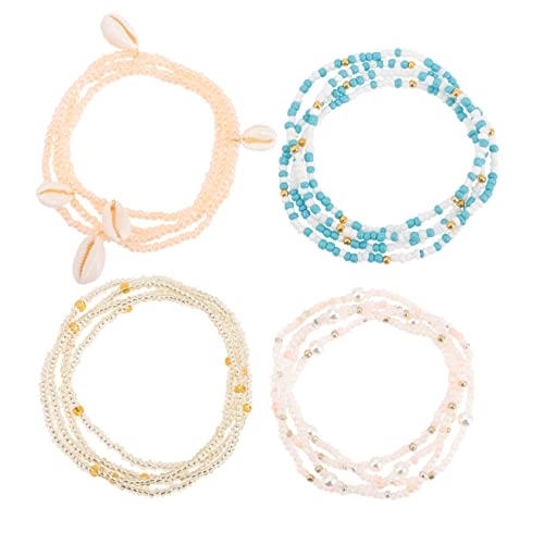 FOMIYES 4stücke Taillenperlen Kette Für Frauen Bikini Taillenperlen Perlen Taillenkette Strand Taillenkette Frauen FOMIYES 4stücke Taillenperlen Kette Für Frauen Bikini Taillenperlen Perlen Taillenkette Strand Taillenkette Frauen von FOMIYES