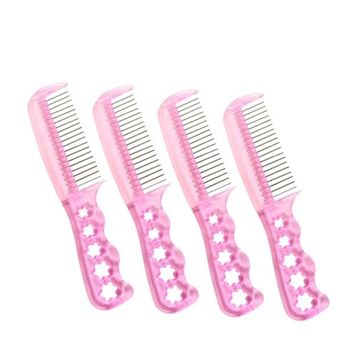 FOMIYES 4 Stück Teiliges Haarkämme mit Ergonomischem Griff Antistatische Perückenkämme für Einfaches Styling und Pflege von Frauen Puppen und Kunsthaar Komfortabel und Langlebig von FOMIYES