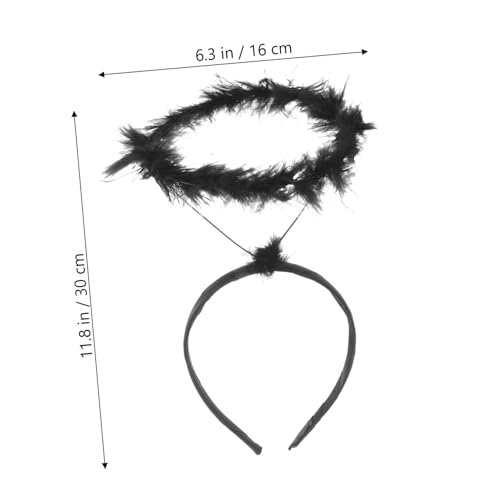 FOMIYES 4 Stück Teiliges Haarreif Leichter und Bequemer Kopfschmuck für Engelskostüm Party und Faschingskostüme Damen Mädchen Stilvolles Accessoire für Karneval und Weihnachten von FOMIYES