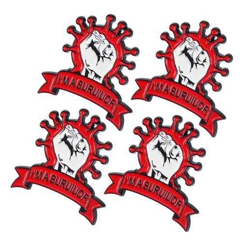 FOMIYES 4 Stück Teiliges Kreative Broschen für Kleidung Rucksäcke Accessoires Stilvolle Anstecknadeln für Damen Herren für Schals Jacken von FOMIYES