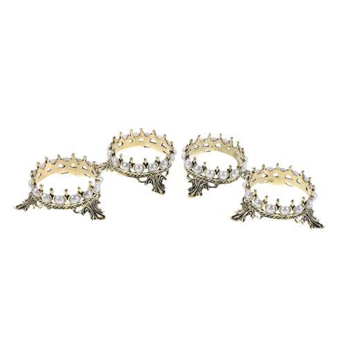FOMIYES 4 Stück Teiliges Kronenform mit Perlenbesatz Langlebiger Vintage Nagelkunst-organizer Kompakter Stifthalter für Maniküre Make-up-pinsel für Salon und Zuhause FOMIYES 4 Stück Teiliges Kronenform mit Perlenbesatz Langlebiger Vintage Nagelkunst-organizer Kompakter Stifthalter für Maniküre Make-up-pinsel für Salon und Zuhause von FOMIYES