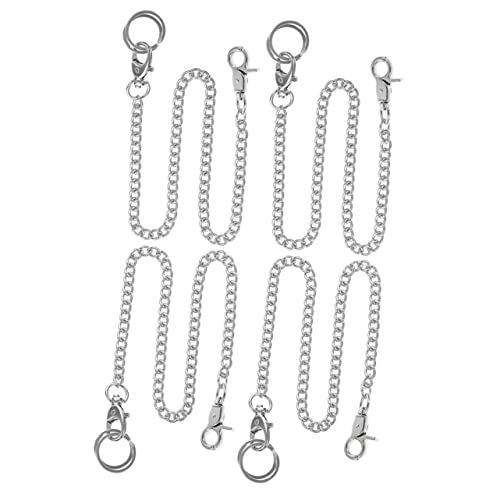 FOMIYES 4 Stück Teiliges Metallkette für Jeans Hosenkette für Geldbörse Handtasche Taschen Robuste Langlebige Gürtelkette für Herren Damen für DIY von FOMIYES